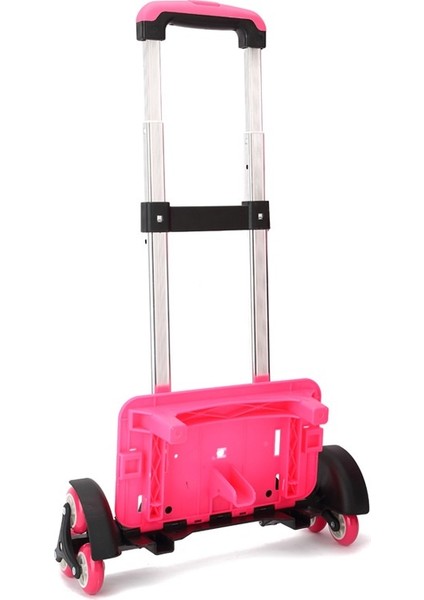 Çocuk 6 Tekerlek Genişletilebilir Çekme Çubuk Braketi - Kırmızı (Yurt Dışından) fırsatları