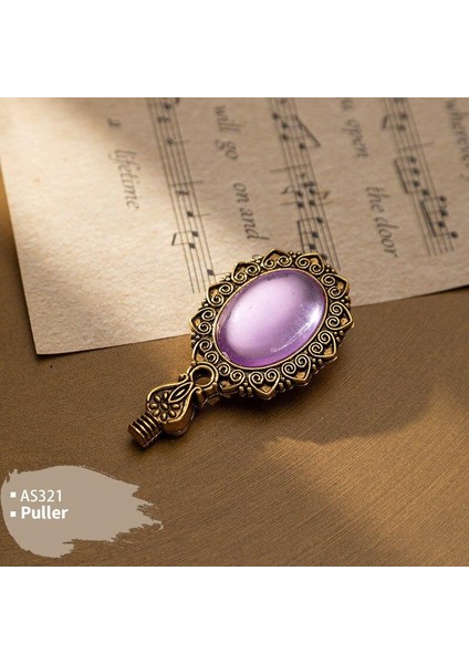 Kraliyet Lavanta Taşlı Döküm Metal Mum Mühürü Sapı Antik Gold fırsatları