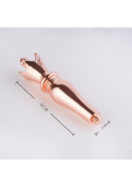 Mum Mühür Damga Kolu Premium Metal Kraliyet Tacı Rose Gold