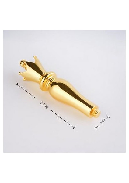 Mum Mühür Damga Kolu Premium Metal Kraliyet Tacı Gold
