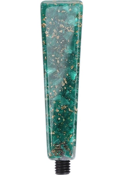 Mum Mühürü Sapı Abs Reçine El Yapımı Simli Yeşil M8 Dişli