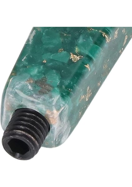 Mum Mühürü Sapı Abs Reçine El Yapımı Simli Yeşil M8 Dişli fiyatları