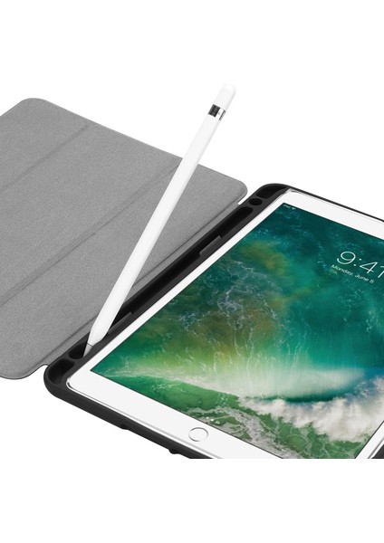 iPad 9.7 2017 / 2018 Tablet Kılıfı Için Üç Katlı Kalem Tepsisi Tutacağı (Yurt Dışından) fırsatları