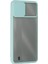 Realme C11 2021 Kılıf Palm Buzlu Kamera Sürgülü Silikon - Turkuaz 300099 2