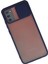 Samsung Galaxy A03S Kılıf Palm Buzlu Kamera Sürgülü Silikon - Lacivert 300099 2