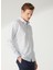 Slim Fit Klasik Yaka Düz Mavi - Buz Erkek Gömlek GM1007100528 2