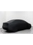Peugeot 206 Sedan (2007-2012) Kumaş Logolu Oto Branda - Penye Örtü Siyah 2