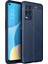 Oppo A54 4g Kılıf Focus Derili Silikon - Lacivert 300099 1