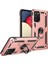Samsung Galaxy A02S Kılıf Sofya Yüzüklü Silikon Kapak - Rose 300099 2