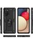 Samsung Galaxy A02S Kılıf Sofya Yüzüklü Silikon Kapak - Siyah 300099 3