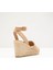 Melton-Tr Sandalet Yüksek Topuklu Sandalet - Bej 2