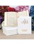 Hediyelik Şantuk Kumaş Çantalı Yasin Kitabı ( 16.5 x 12.5 cm ) Krem 2