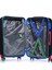 14BNT500-Set Siyah Unisex 3 Lü Set Bavul 5