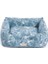Alpha Merta Mavi-Beyaz Köpek Yatağı M 65X80CM 1