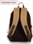 1672 Unisex Anatomik Sırtlı Laptop Bölmeli Seyehat Spor ve Okul Çantası - NKT01672-HAKI-TEK Ebat 3