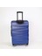Yefa Dayanıklı Unisex 4 Tekerlekli Plastik Kabin Boy Valiz 2