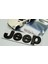 Jeep Kaput Bagaj 3m 3D Siyah Metal Logo Amblem Arma 5