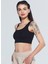 Lori Kare Yaka Organik Pamuk Örme Crop Body 1106 2