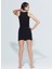 Adel Bisiklet Yaka Fermuar Detaylı Slim Fit Mini Örme Elbise 1115 2