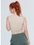 Zoe Bisiklet Yaka Kruvaze Model Örme Crop T-Shirt 1111 2