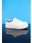 31-35 Numara Beyaz-Mavi Sneaker Ayakkabı 2