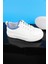 31-35 Numara Beyaz-Mavi Sneaker Ayakkabı 3