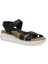 162627.Z3FX Siyah Kadın Comfort Sandalet 2