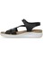 162627.Z3FX Siyah Kadın Comfort Sandalet 3