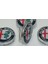 Alfa Romeo Jant Göbek Kapağı 60MM Renkli Gümüş 3