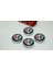Alfa Romeo Jant Göbek Kapağı 60MM Renkli Gümüş 5