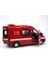 2 Adet Diecast Metal Itfaiye ve Ambulans Mercedes Sprinter Çek Bırak Işıklı Siren Sesli 14 cm Kapıları Açılır 3