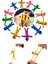 Kolları Bacakları Esnek Hareketli Elastik Emoji Oyuncak 3 Adet 3