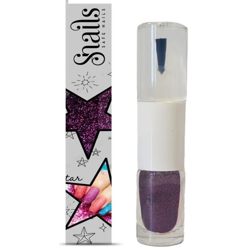 Snails Simli Tırnak Cilası - Dust Purple