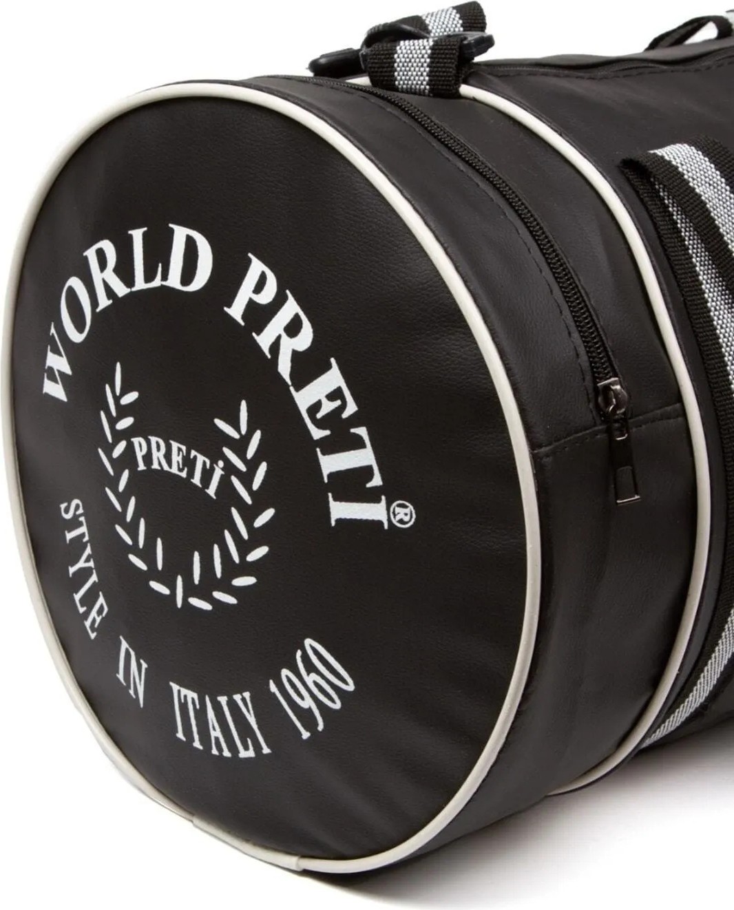 Sippo Trade World Preti Unisex Siyah Renk Silindir Sporcu Çantası