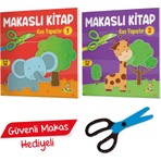 Yükselen Zeka Kes Yapıştır - Makaslı Kitap Seti (Makas Hediyeli)