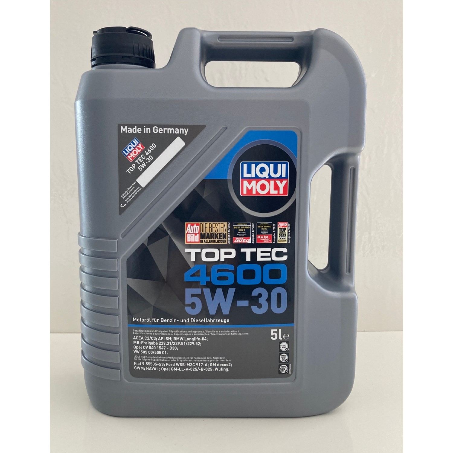 Liqui Moly Top Tec 4600 5W-30 5 Litre Motor Ya (retim Fiyat