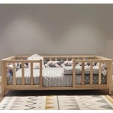 Baby Kinder Singular Montessori Doğal Bebek ve Çocuk Karyolası