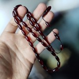 Artuğ Tesbih Usta Işçilikli Özel Tasarım Ateş Kehribar Tesbih