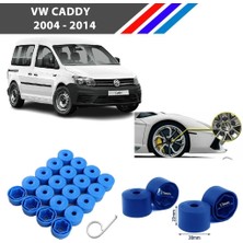 Otozet - Vw Caddy Bijon Civata Kapağı Mavi Renk 20 Adetli Set 17MM 1K06011739B9