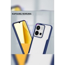 Newface Vivo Y22S Kılıf Platin Silikon - Kırmızı 300099