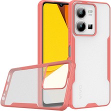 Newface Vivo Y22S Kılıf Platin Silikon - Pembe 300099