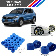 Otozet - Vw Tiguan Bijon Civata Kapağı Mavi Renk 20 Adetli Set 17MM 1K06011739B9