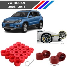 Otozet - Vw Tiguan Bijon Civata Kapağı Kırmızı Renk 20 Adetli Set 17MM 1K06011739B9