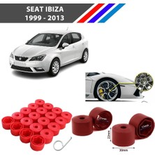 Otozet - Seat Ibiza Bijon Civata Kapağı Kırmızı Renk 20 Adetli Set 17MM 1K06011739B9