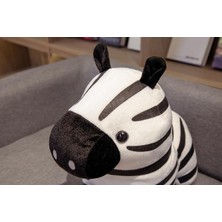 1 Adet 40 cm Karikatür Zebra Peluş Oyuncak Sevimli Ayakta Hayvan At Dolması Bebek Bebek Erkek Kız Hediye | Doldurulmuş ve Amp;peluş Hayvanlar (Yurt Dışından)