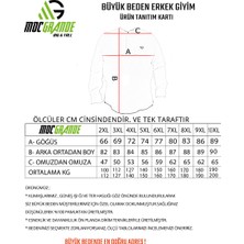 Moc Grande Büyük Beden Erkek Gömlek Uzun Kol Lacivert Ekose-Kareli Stil