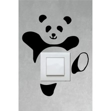 Kt Grup Panda Dekoratif Priz Kaplama Dekor Sticker