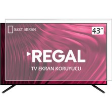 Best Ekran Regal 43R858UR Tv Ekran Koruyucu - Regal 43" Inç 108 Ekran Koruyucu