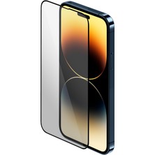 Jolita iPhone 14 Pro Max Uyumlu Antistatik Tam Kaplayan Temperli Ekran Koruyucu Kırılmaz Cam Toza Dayanıklı