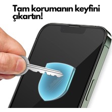 Jolita iPhone 14 Uyumlu Anti Statik Tam Kaplayan Temperli Ekran Koruyucu Kırılmaz Cam Toza Dayanıklı